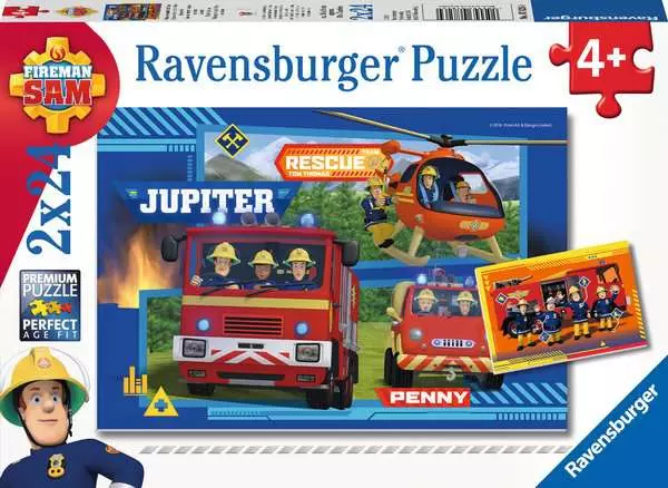 Ravensberger Matratzen Kinderpuzzle ab 4 Jahren - Wasser marsch mit Sam - 24 Teile