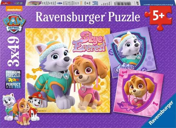 Ravensberger Matratzen Kinderpuzzle ab 5 Jahren - Bezaubernde Hundemädchen - 49 Teile