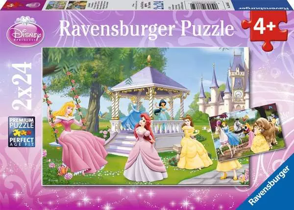 Ravensberger Matratzen Kinderpuzzle ab 4 Jahren - Zauberhafte Prinzessinnen - 24 Teile