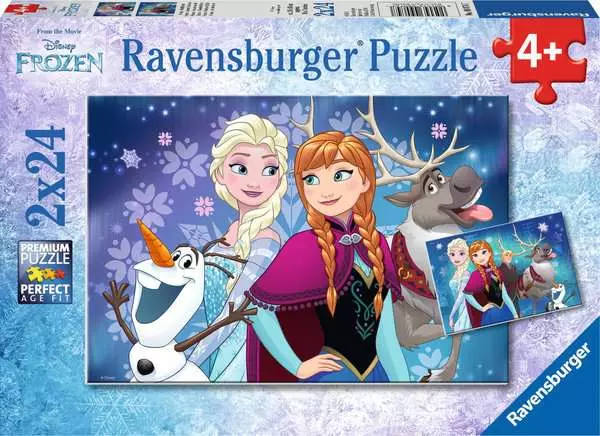 Ravensberger Matratzen Kinderpuzzle ab 4 Jahren - Frozen - Nordlichter - 24 Teile