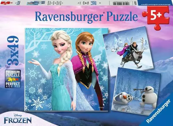 Ravensberger Matratzen Kinderpuzzle ab 5 Jahren - Abenteuer im Winterland - 49 Teile