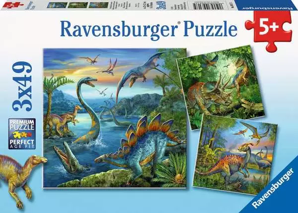 Ravensberger Matratzen Kinderpuzzle ab 5 Jahren - Faszination Dinosaurier - 49 Teile