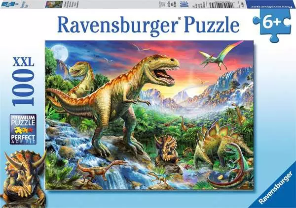 Ravensberger Matratzen Kinderpuzzle ab 6 Jahren - Bei den Dinosauriern - 100 Teile