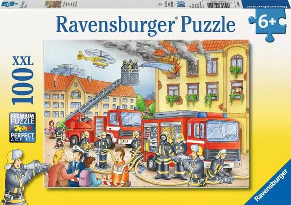 Ravensberger Matratzen Kinderpuzzle ab 6 Jahren - Unsere Feuerwehr - 100 Teile