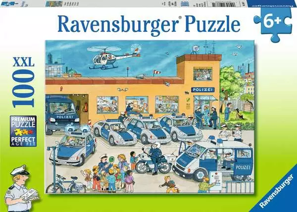 Ravensberger Matratzen Kinderpuzzle ab 6 Jahren - Polizeirevier - 100 Teile