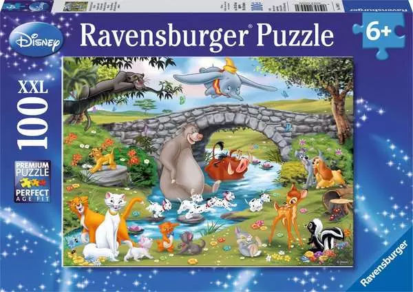 Ravensberger Matratzen Kinderpuzzle ab 6 Jahren - Die Familie der Animal Friends - 100 Teile