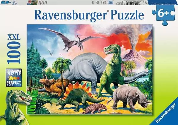 Ravensberger Matratzen Kinderpuzzle ab 6 Jahren - Unter Dinosauriern - 100 Teile