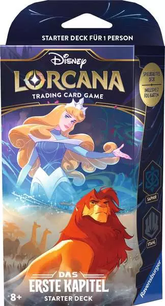 Ravensberger Matratzen Disney Lorcana: Das Erste Kapitel - Starter Deck Saphir und Stahl (Deutsch)