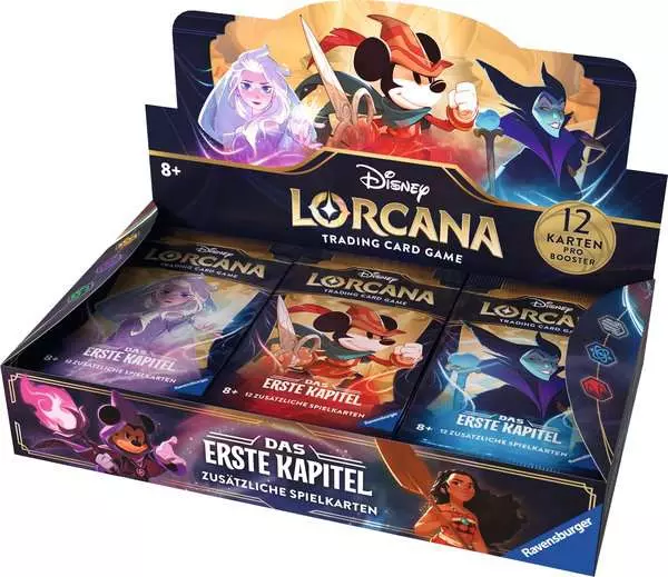 Ravensberger Matratzen Disney Lorcana: Das Erste Kapitel - Display mit 24 Booster Packs (Deutsch)