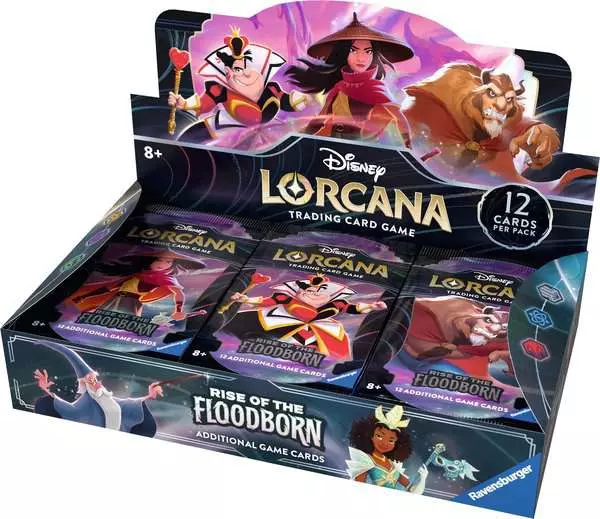 Ravensberger Matratzen Disney Lorcana: Aufstieg der Flutgestalten - Display mit 24 Booster Packs (Englisch)