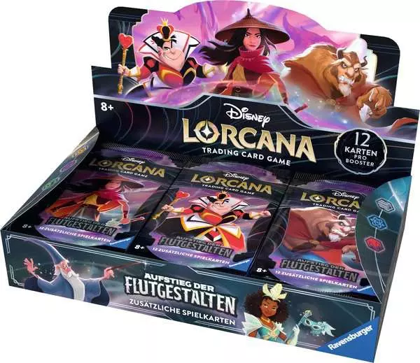 Ravensberger Matratzen Disney Lorcana: Aufstieg der Flutgestalten - Display mit 24 Booster Packs (Deutsch)