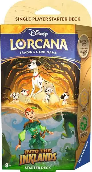 Ravensberger Matratzen Disney Lorcana: Die Tintenlande - Starter Deck Bernstein und Smaragd (Englisch)