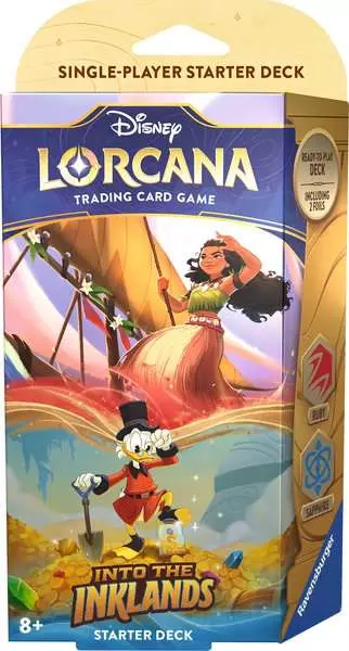 Ravensberger Matratzen Disney Lorcana: Die Tintenlande - Starter Deck Rubin und Saphir (Englisch)