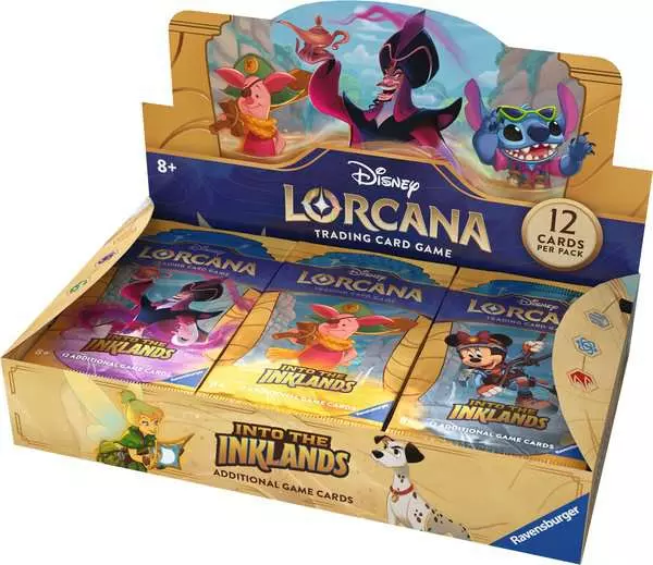 Ravensberger Matratzen Disney Lorcana: Die Tintenlande - Display mit 24 Booster Packs (Englisch)