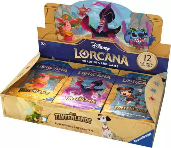 Ravensberger Matratzen Disney Lorcana: Die Tintenlande - Display mit 24 Booster Packs (Deutsch)