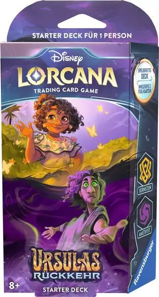 Ravensberger Matratzen Disney Lorcana: Ursulas Rückkehr - Starter Deck Bernstein und Amethyst (Deutsch)