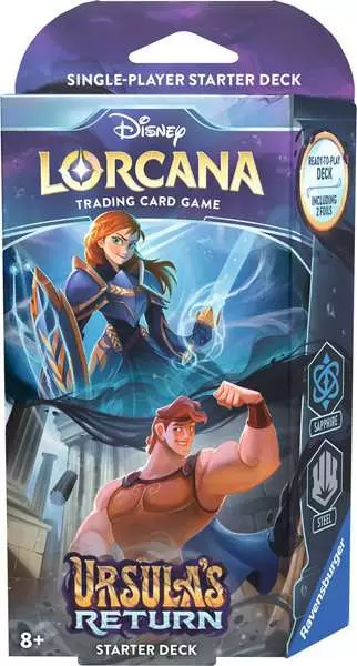 Ravensberger Matratzen Disney Lorcana: Ursula's Return - Starter Deck Sapphire and Steel (Englisch)