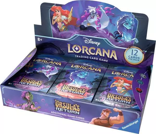 Ravensberger Matratzen Disney Lorcana: Ursula's Return - Display mit 24 Booster Packs (Englisch)