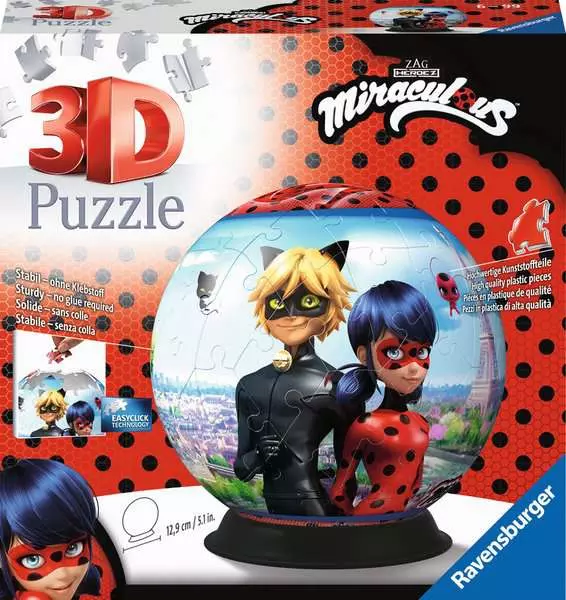 Ravensberger Matratzen 3D Puzzle Ball Miraculous