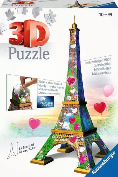 Ravensberger Matratzen 3D Puzzle Eiffelturm Love Edition