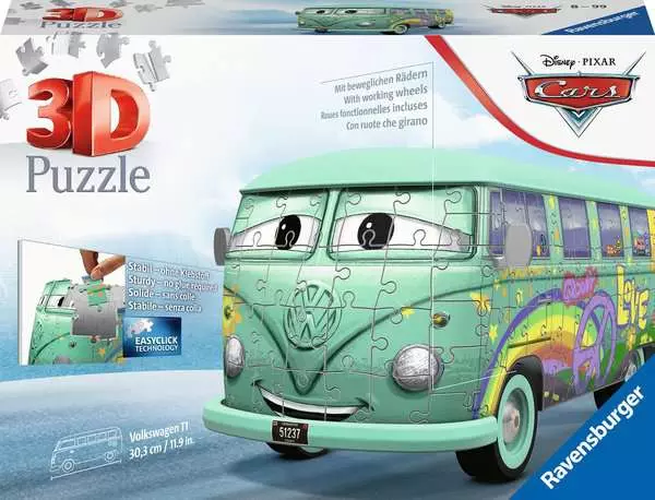 Ravensberger Matratzen 3D Puzzle Volkswagen T1 Cars Fillmore