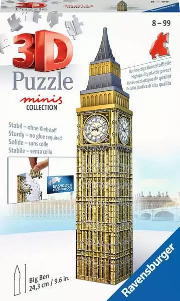 Ravensberger Matratzen 3D Puzzle Mini Big Ben