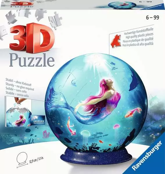 Ravensberger Matratzen 3D Puzzle Ball Bezaubernde Meerjungfrauen