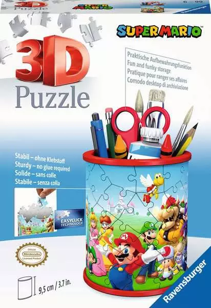 Ravensberger Matratzen 3D Puzzle Utensilo - Super Mario