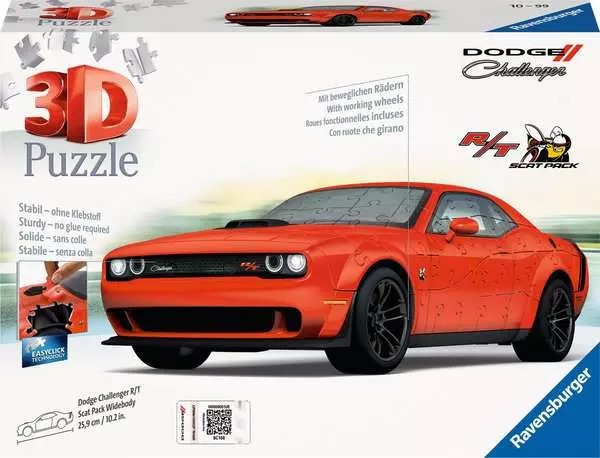 Ravensberger Matratzen 3D Puzzle Dodge Challenger R/T Scat Pack Widebody