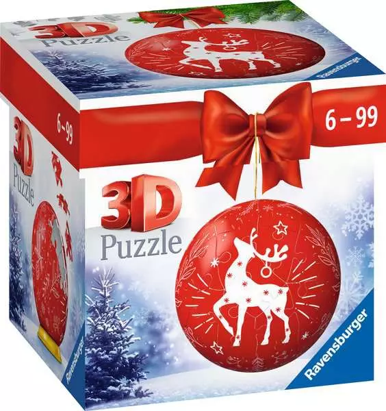 Ravensberger Matratzen 3D Puzzle Ball Weihnachtskugel Rentier