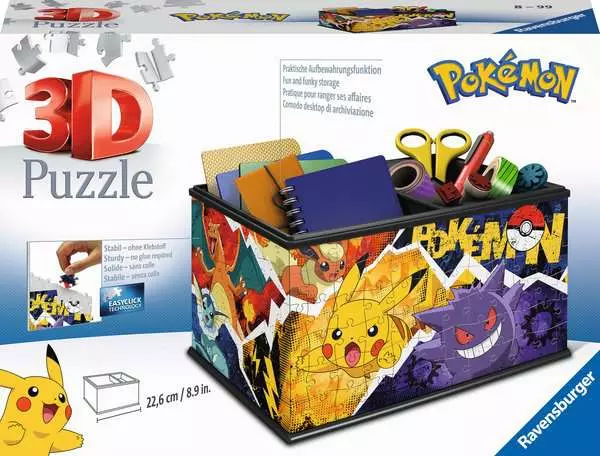 Ravensberger Matratzen 3D Puzzle Aufbewahrungsbox - Pokémon