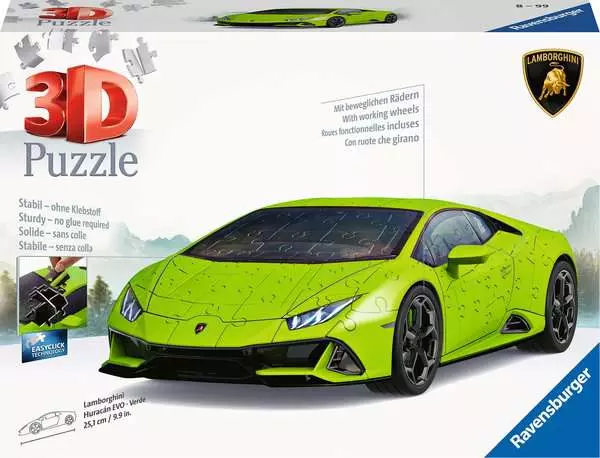 Ravensberger Matratzen 3D Puzzle Lamborghini Huracán EVO - Verde