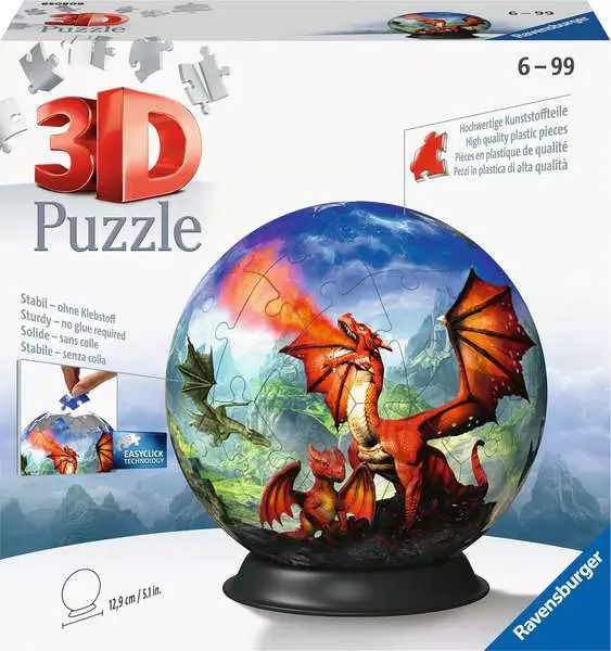 Ravensberger Matratzen 3D Puzzle Ball Mystische Drachen