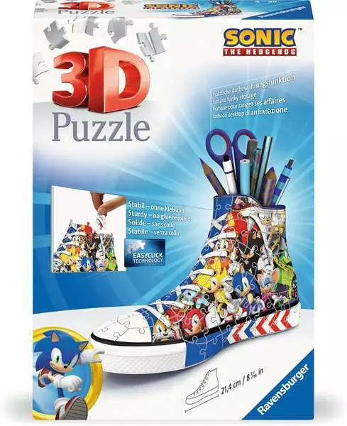 Ravensberger Matratzen 3D Puzzle Sneaker Sonic the Hedgehog