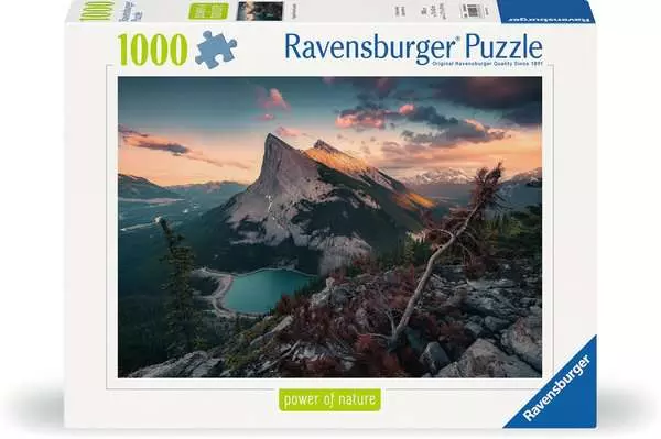 Ravensberger Matratzen Puzzle 1000 Teile - Abends in den Rocky Mountains