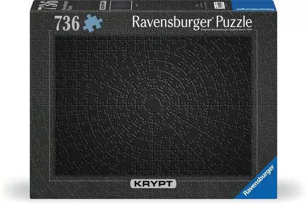 Ravensberger Matratzen Puzzle 736 Teile - Krypt Black