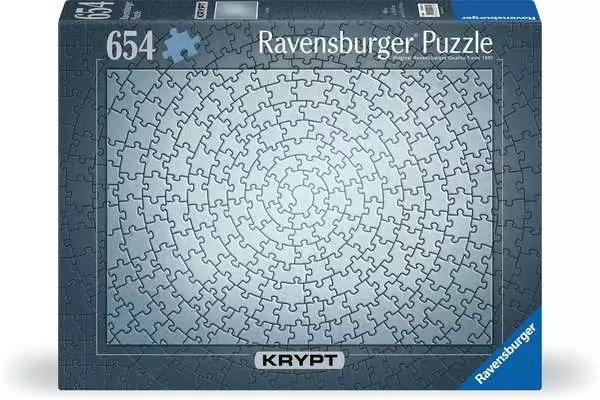 Ravensberger Matratzen Puzzle 654 Teile - Krypt silber