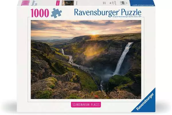 Ravensberger Matratzen Puzzle 1000 Teile - Haifoss auf Island