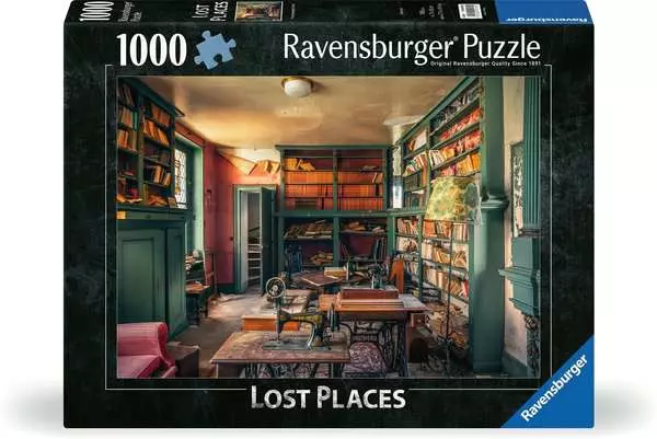 Ravensberger Matratzen Puzzle 1000 Teile - Mysterious castle library