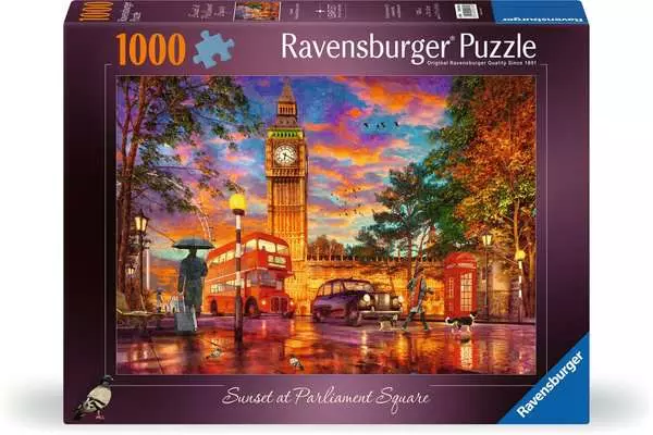 Ravensberger Matratzen Puzzle 1000 Teile - Sonnenuntergang in London