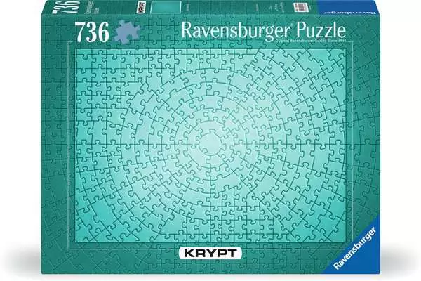 Ravensberger Matratzen Puzzle 736 Teile - Krypt Metallic Mint