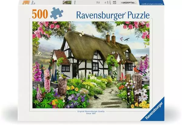 Ravensberger Matratzen Puzzle 500 Teile - Verträumtes Cottage