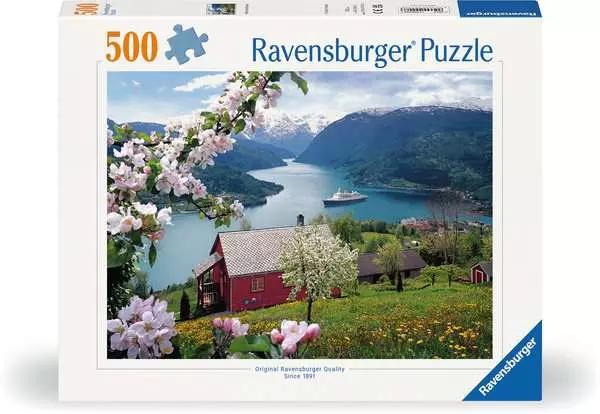 Ravensberger Matratzen Puzzle 500 Teile - Skandinavische Idylle