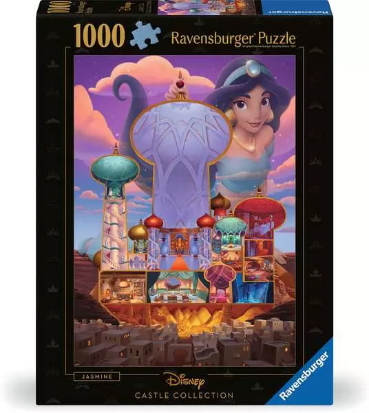 Ravensberger Matratzen Puzzle 1000 Teile - Disney Castles: Jasmin