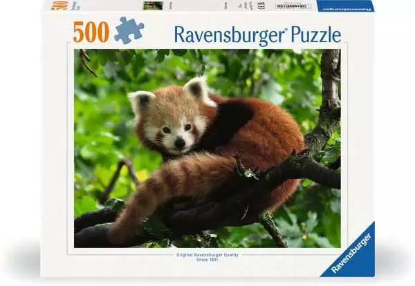 Ravensberger Matratzen Puzzle 500 Teile - Süßer roter Panda