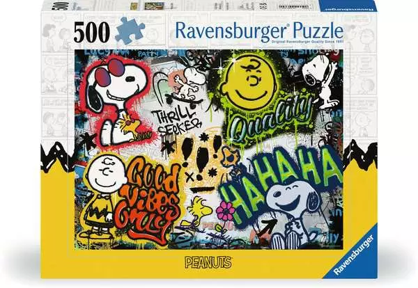 Ravensberger Matratzen Puzzle 500 Teile - Peanuts Graffiti