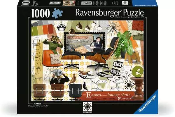 Ravensberger Matratzen Puzzle 1000 Teile - Eames Design Klassiker