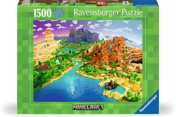 Ravensberger Matratzen Puzzle 1500 Teile - World of Minecraft