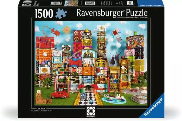 Ravensberger Matratzen Puzzle 1500 Teile - Eames House of Cards Fantasy