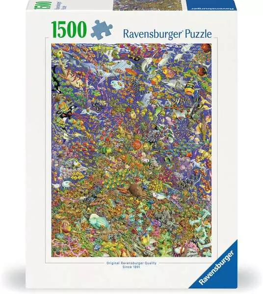 Ravensberger Matratzen Puzzle 1500 Teile - Viele bunte Fische